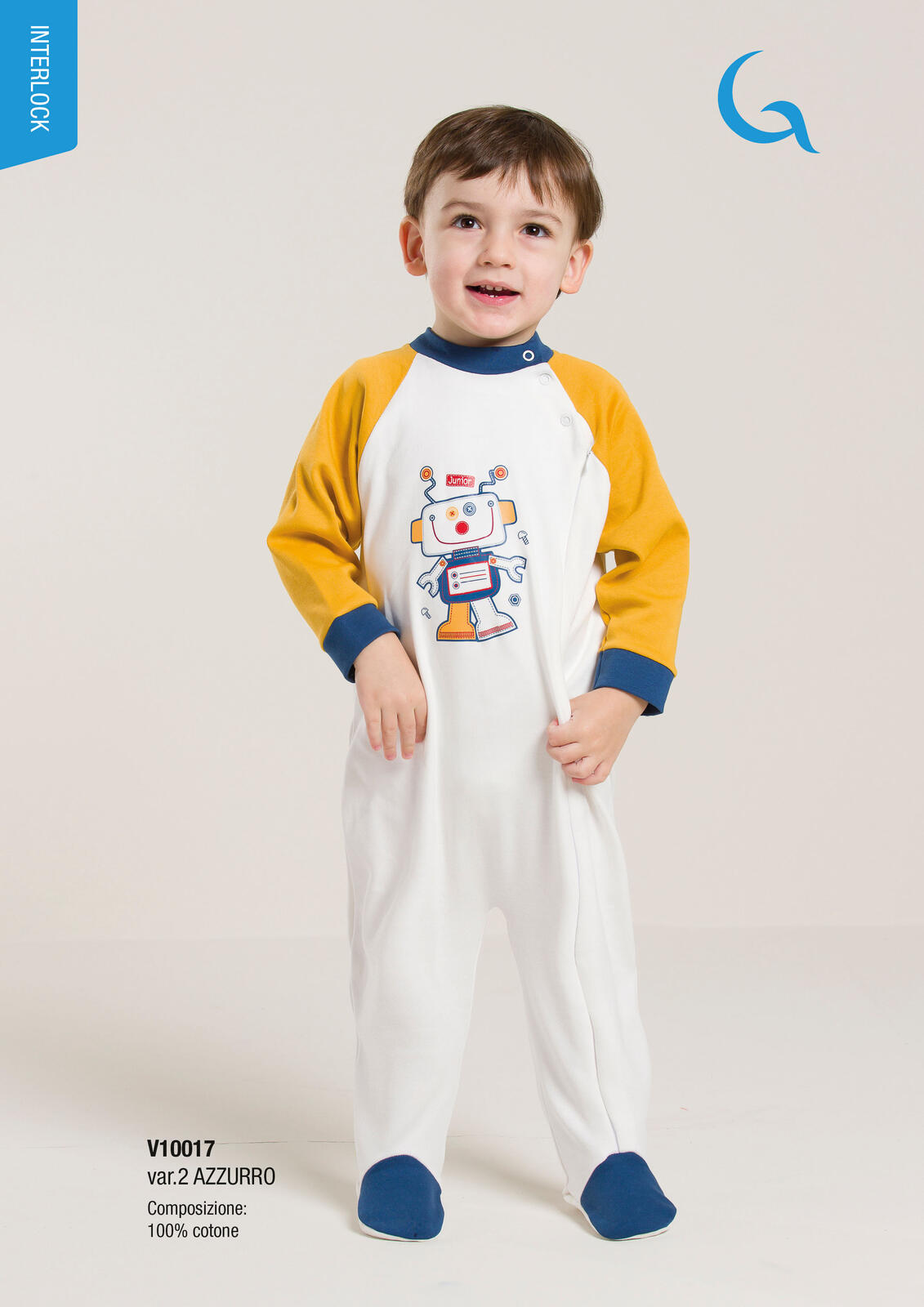 PIGIAMA TUTONE NEONATO M/L V10017 Tellini S.r.l. Ingrosso Abbigliamento
